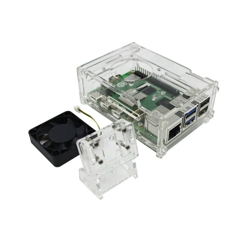 Акриловый зеркальный прозрачный корпус для Raspberry Pi 5