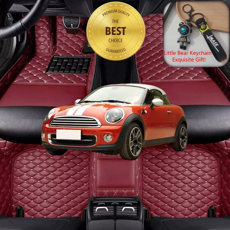 

Customized Fit for MINI Coupe R58 Car Floor Mats Car Accessories Tailored Luxury Auto Carpet Liner Mats Left/Right-hand Drive
