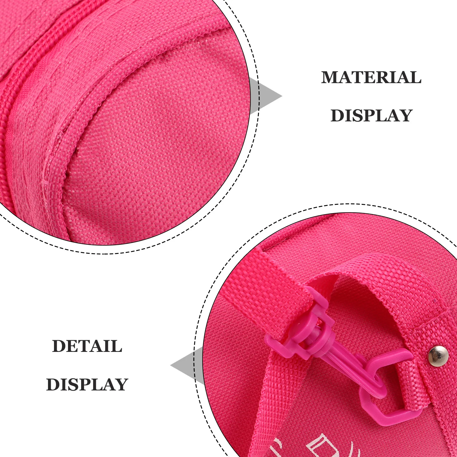 Melodica Case Soprano 32 Key Carrying Bag Air Piano Keyboard Scratchproof Waterproof Handle Music Instrument Storage Travel Pink - view 2