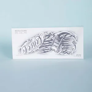 داكنة الأزهار للماء مؤقت الوشم ملصقات وهمية البساطة شبه دائمة طويلة الأمد 1-2 أيام 1 قطعة أعلى 11 بيع الوشم الغابة السوداء معنى - No6