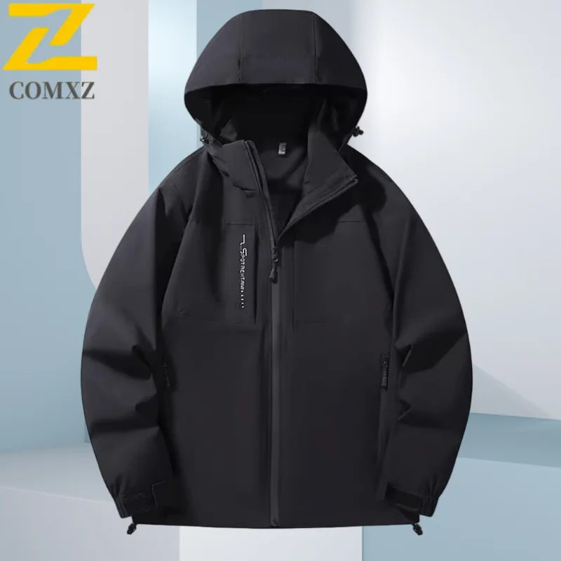 EIAO للجنسين المدرسة سترة واقية ربيع الخريف مقاوم للماء يندبروف مجموعة موحدة سترة خارجية المشي لمسافات طويلة التخييم معطف خفيف الوزن #5