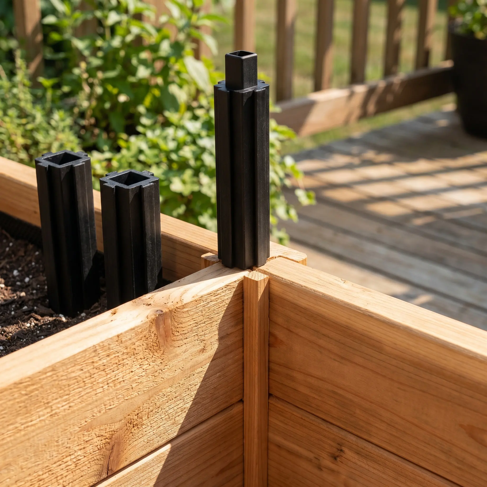 Raised Bed Planter Box - 12 шт. пластиковых опор для кашпо,
