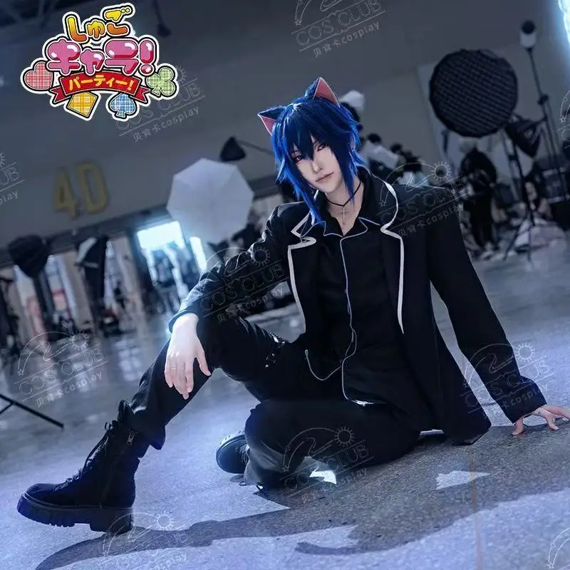 

Anime-inspired Men's Slim-Fit Cosplay Outfit Set Gothic Dark Style Costume