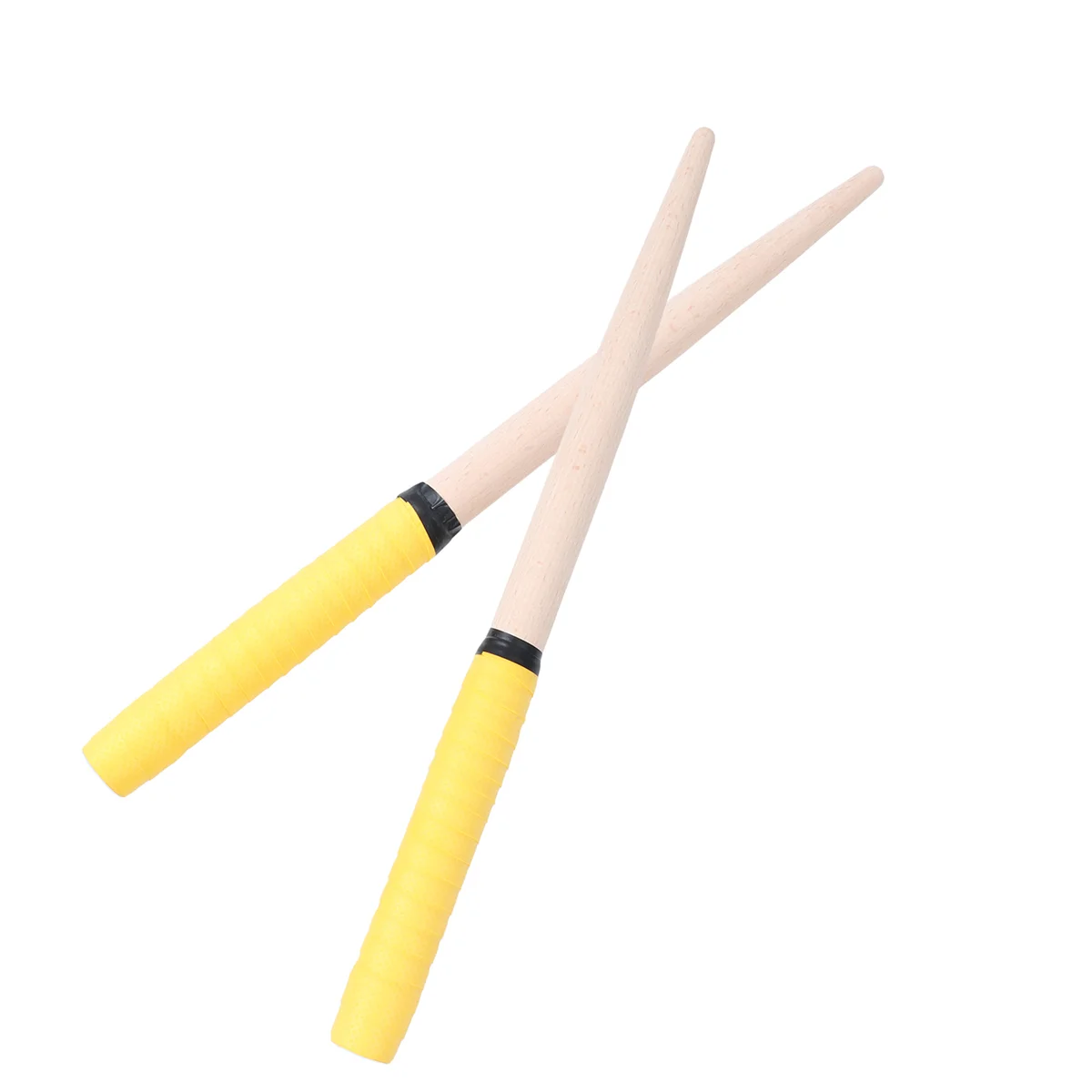 

Drumsticks Percussion Instruments Accessories Electronic Yellow Wooden Rods Toddler