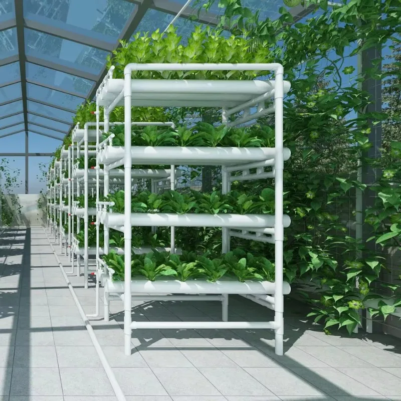 نظام النمو المائي NFT الكبير واحد PE الدفيئة الزراعية مربع منخفضة التكلفة معدات الزراعة المائية للري للبيع