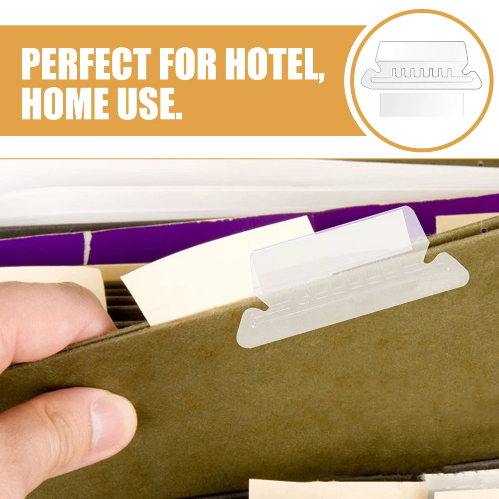

1 set 1 Set Of File Folder Tabs Index Tabs Hanging Folder Labels Pvc Document Organizer File Folders Accessories For Office Home