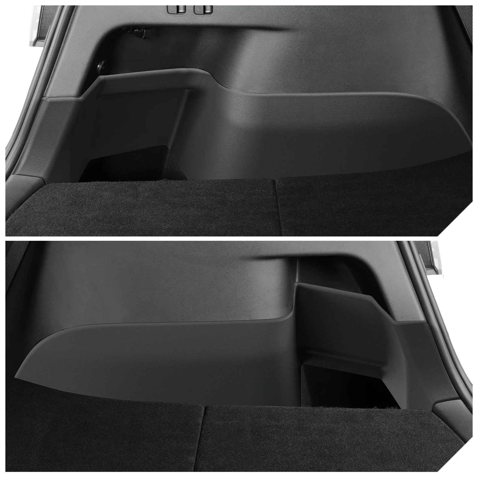 For Tesla Model Y 2024 Rear Trunk Side Anti-Kick Pad Full Coverage Protection Kit Car Anti-dirty Pad 4Pcs Interior Accessories