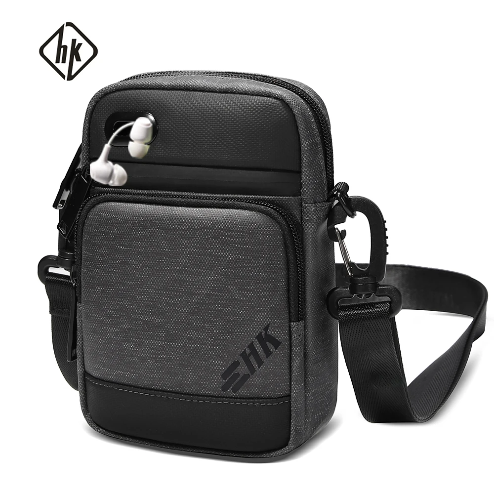 HcanKcan Casual Men\'s Shoulder Bag Travel Fashion Crossbody Man Pack Waterproof Men Wallet Handbag Business Side Bags For Women