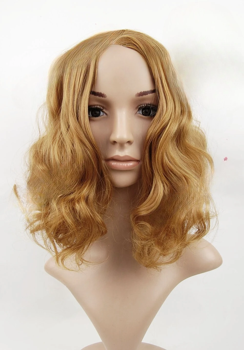 

(N.3)Wavy Long BOB Blonde Auburn Brown Black Synthetic Wig-Studio7-UK