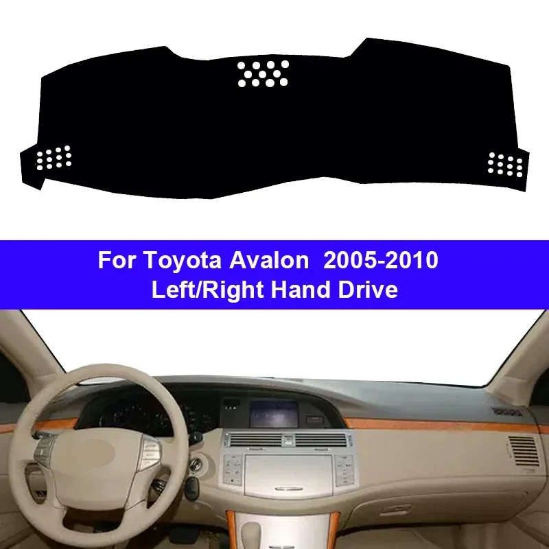 

Автомобильный Внутренний чехол для приборной панели для Toyota Avalon 2005 - 2010 LHD RHD, коврик для приборной панели, накидка, Солнцезащитный ковер, фотозащита от солнца и УФ-лучей