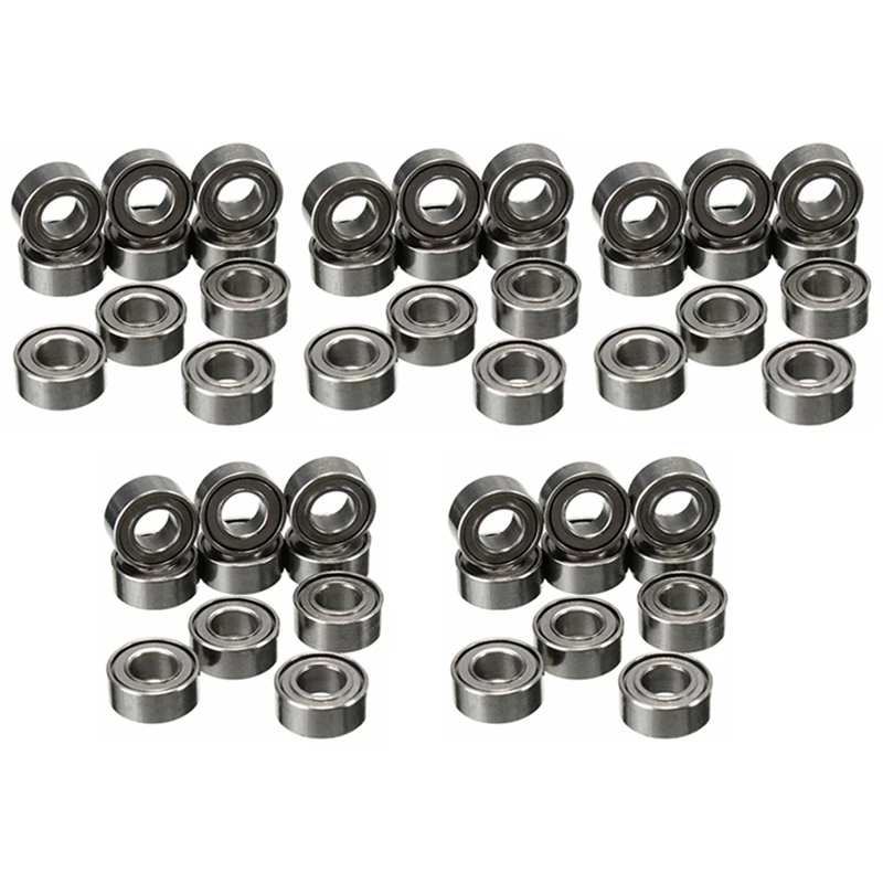 

250Pcs MR63ZZ 3X6X2 Mm Deep Groove Ball Bearing Miniature Bearing