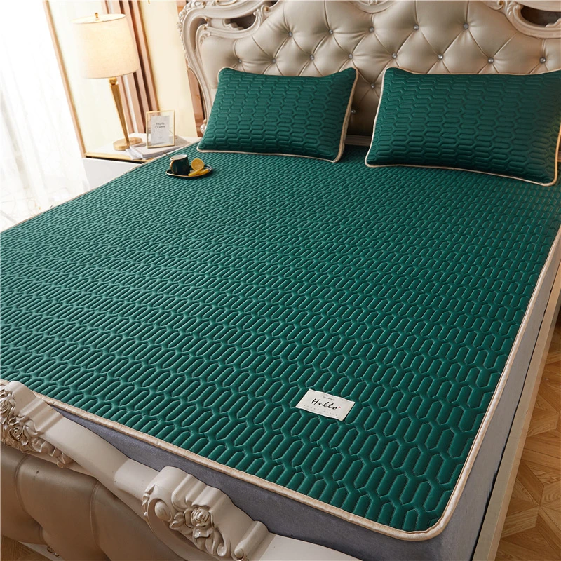 Thai Latex Bed Sheet Set for Summer Cool Mattress Pad Can Be Folded High Qualit Cooling Bed Mat Soft Comfortable Cools Sheets