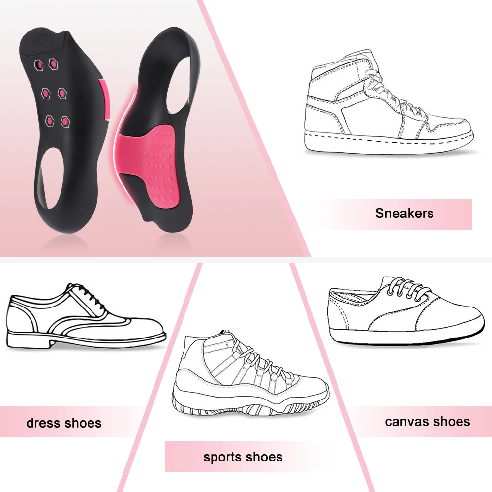 Plantillas ortopédicas de soporte para arco para pies planos y corrección de piernas X/O, plantillas para fascitis Plantar para aliviar el dolor para hombres y mujeres