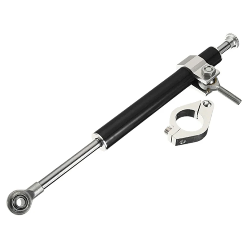 

6Way Adjustable Universal 330MM Aluminum Motorcycle Steering Damper Linear Safety Stabilizer Control