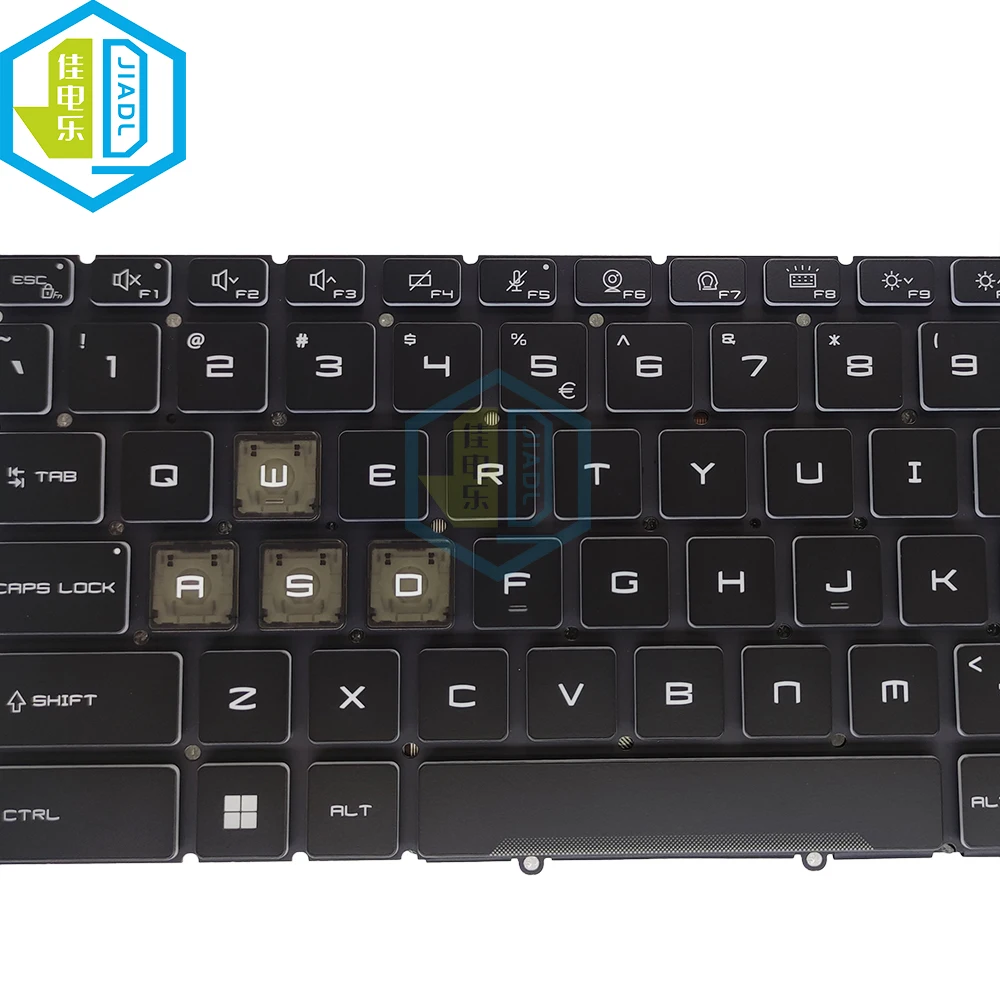 US RU RGB Backlit Keyboard For MSI Katana GF66 GF76 Pulse GL66 GL76 MS-1582 MS-1581 1583 MS-17L1 17H3 English Russian NSK-FG1ABN