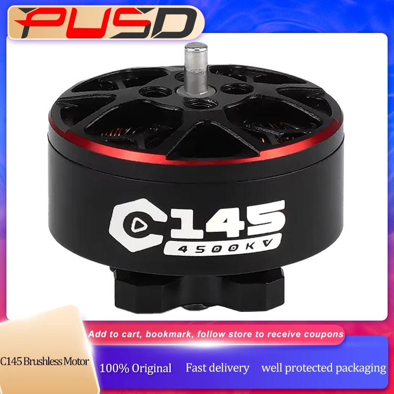 

Axisflying C145 1404.5 4500KV Бесщеточный двигатель 4S для 2,5-дюймового Cinewhoop и Cinematic RC FPV Drone