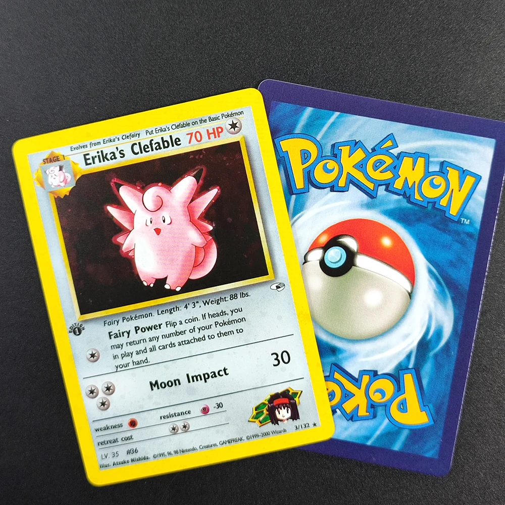 Self Made Proxy  English 1st Edition Hypno Clefable Arcanine Alakazam Gyarados Azumarill Hypno Trainer Collection Card Toy - view 2