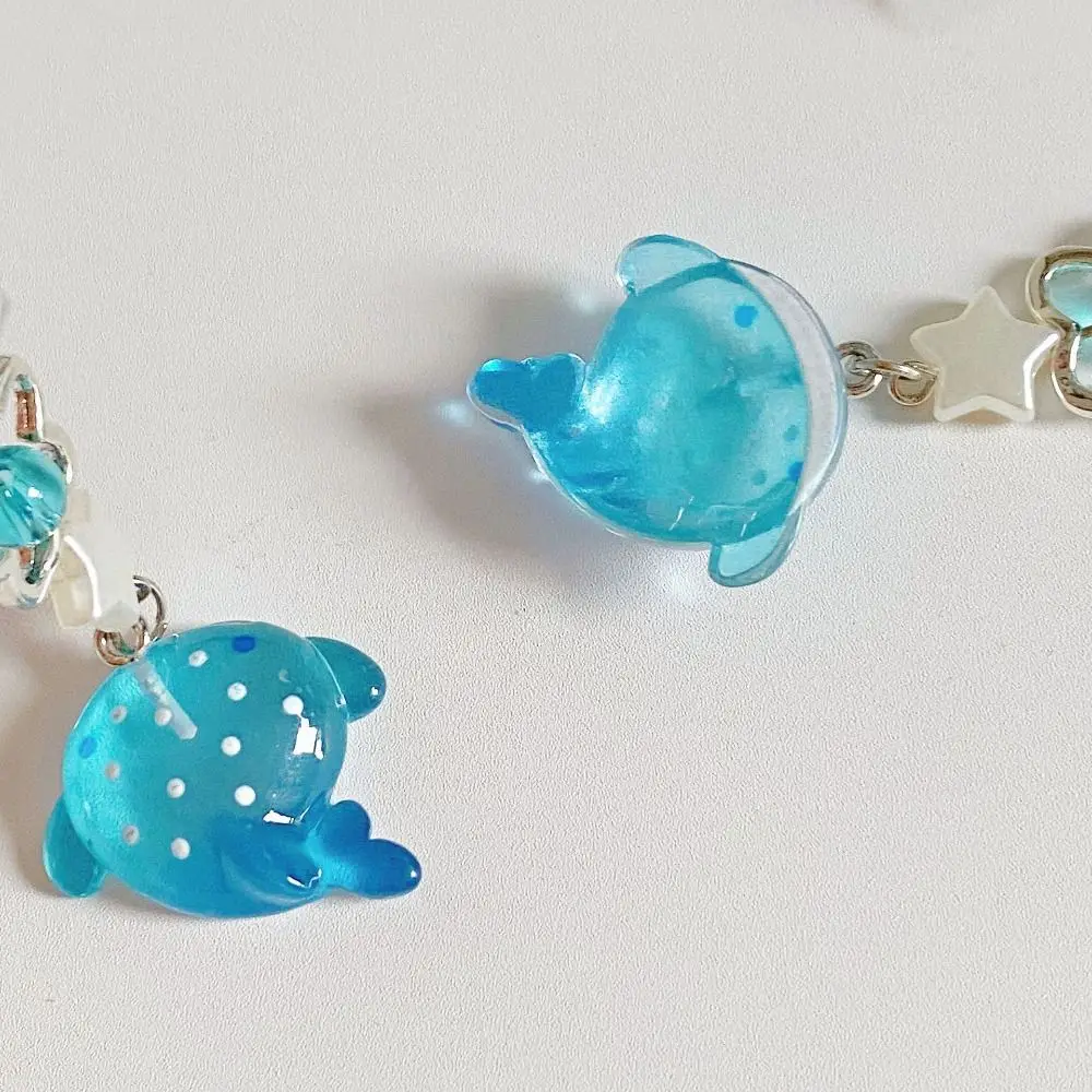 

Ocean Theme Mobile Phone Chain Marine Animal Y2k Unique Shark Phone Charm Handmade Beaded Keyring Phone Lanyard Bag Pendant