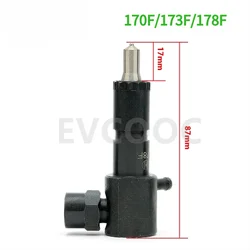 170F 173F 178F 186F 188F 192F Good Quality Diesel Engine Injector Air-cooled micro-tiller Injection nozzle assembly