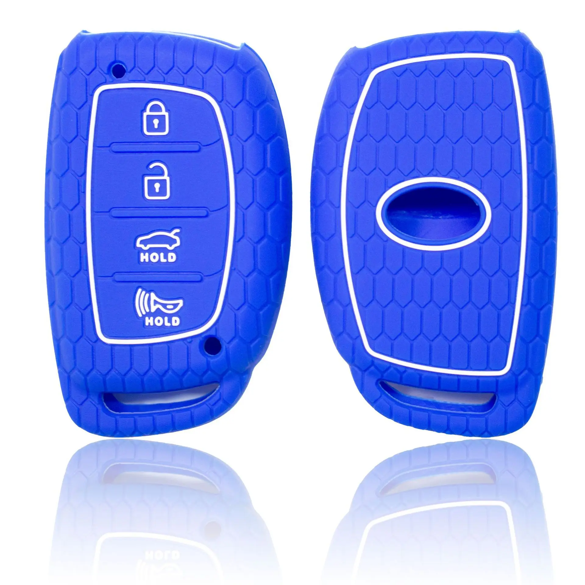 Adecuado para Shengda IX25 IX35 Langdong Sonata 8 funda de silicona para llave de coche llave de coche