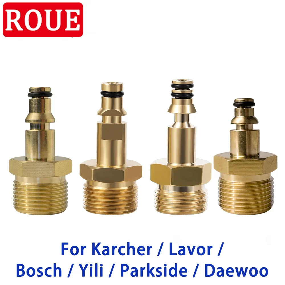 Adaptador M22, adaptador de manguera de lavadora de alta presión, tubo de presión, conector rápido, accesorio convertidor para Karcher Parkside Bosch