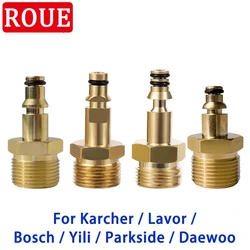 M22 adaptador de alta pressão lavadora mangueira adaptador tubo pressão conector rápido conversor encaixe para karcher parkside bosch