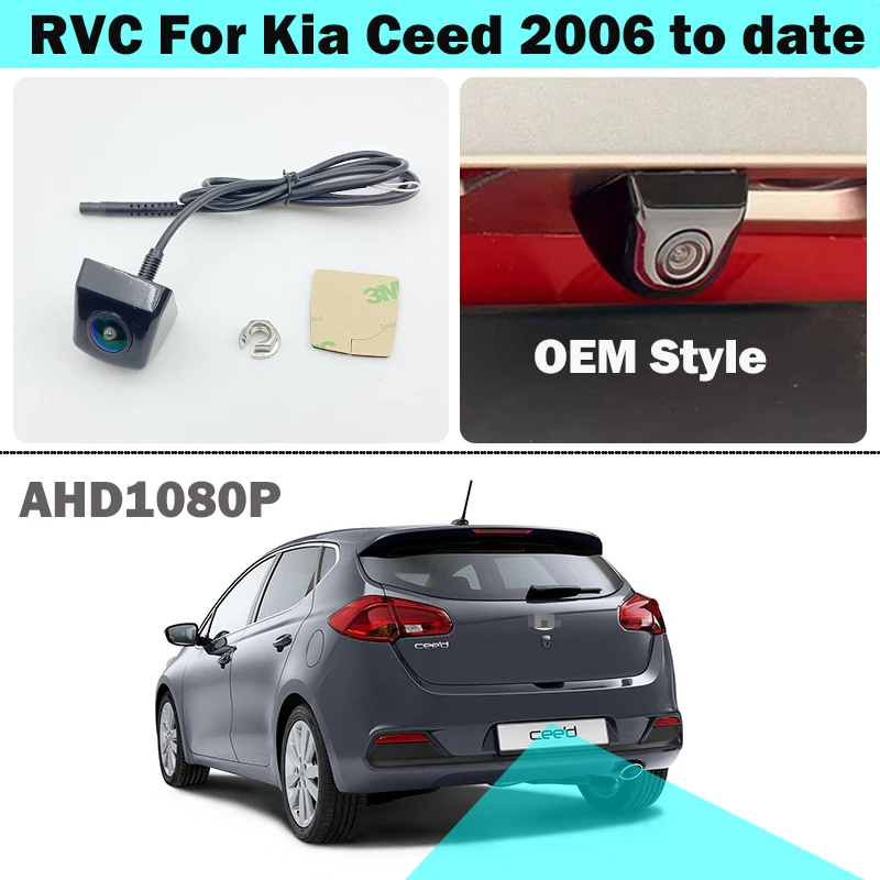 

Для Kia ceed SW CD ED JD 2006 для даты, ночное видение, стиль OEM HD AHD1080P, аксессуары для камеры заднего вида заднего вида