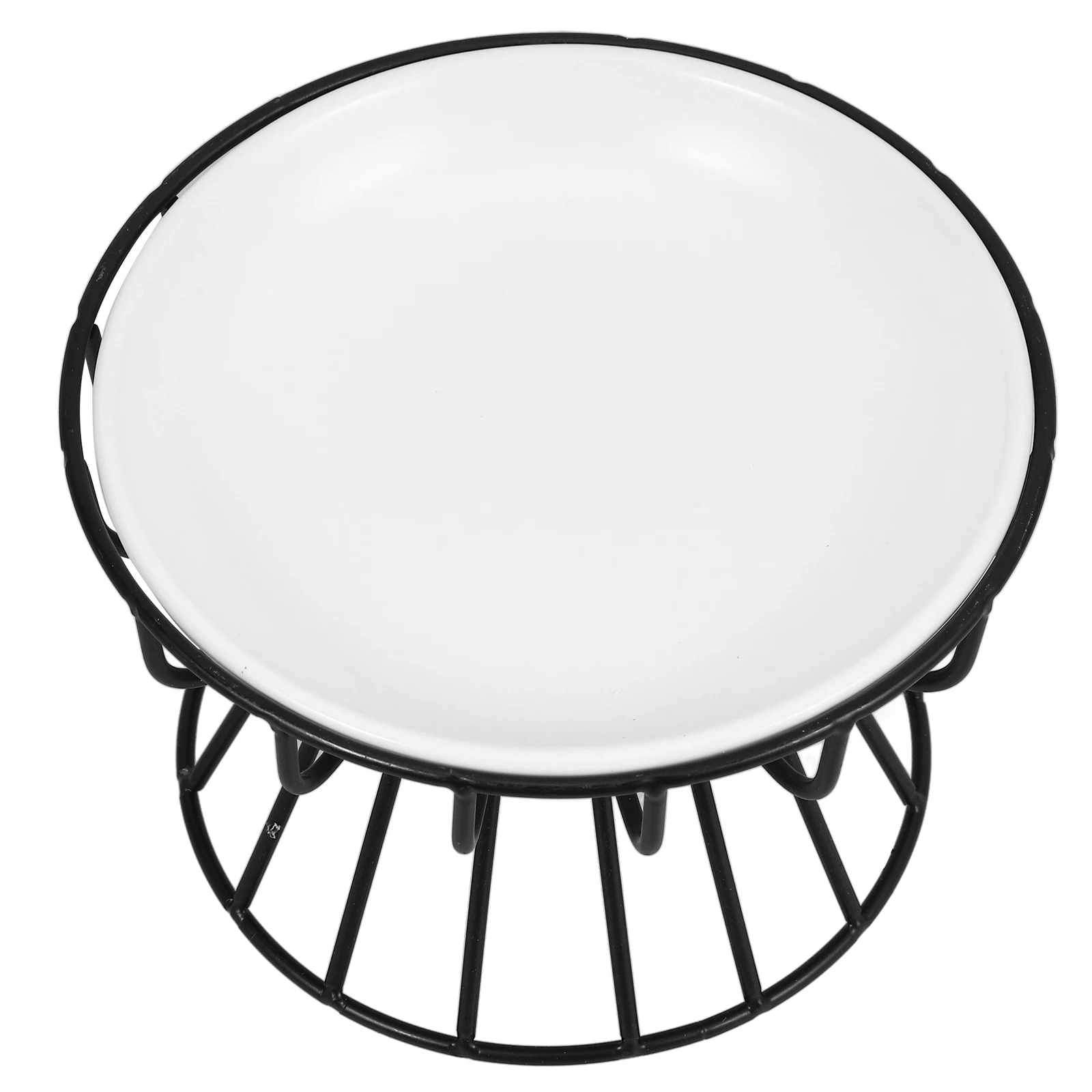 

Elevated Cat Bowl Ceramic Pet Feeding Dish Durable Non Slip Design Raised Racks for Cats Kittens Puppies Easy Clean Daily Use