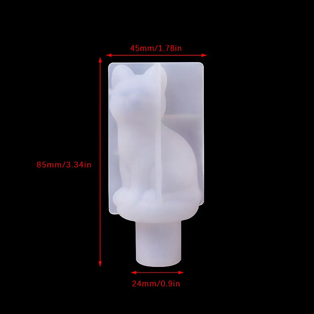5pcs Animal Shape Silicone Wine Stopper Molds Set