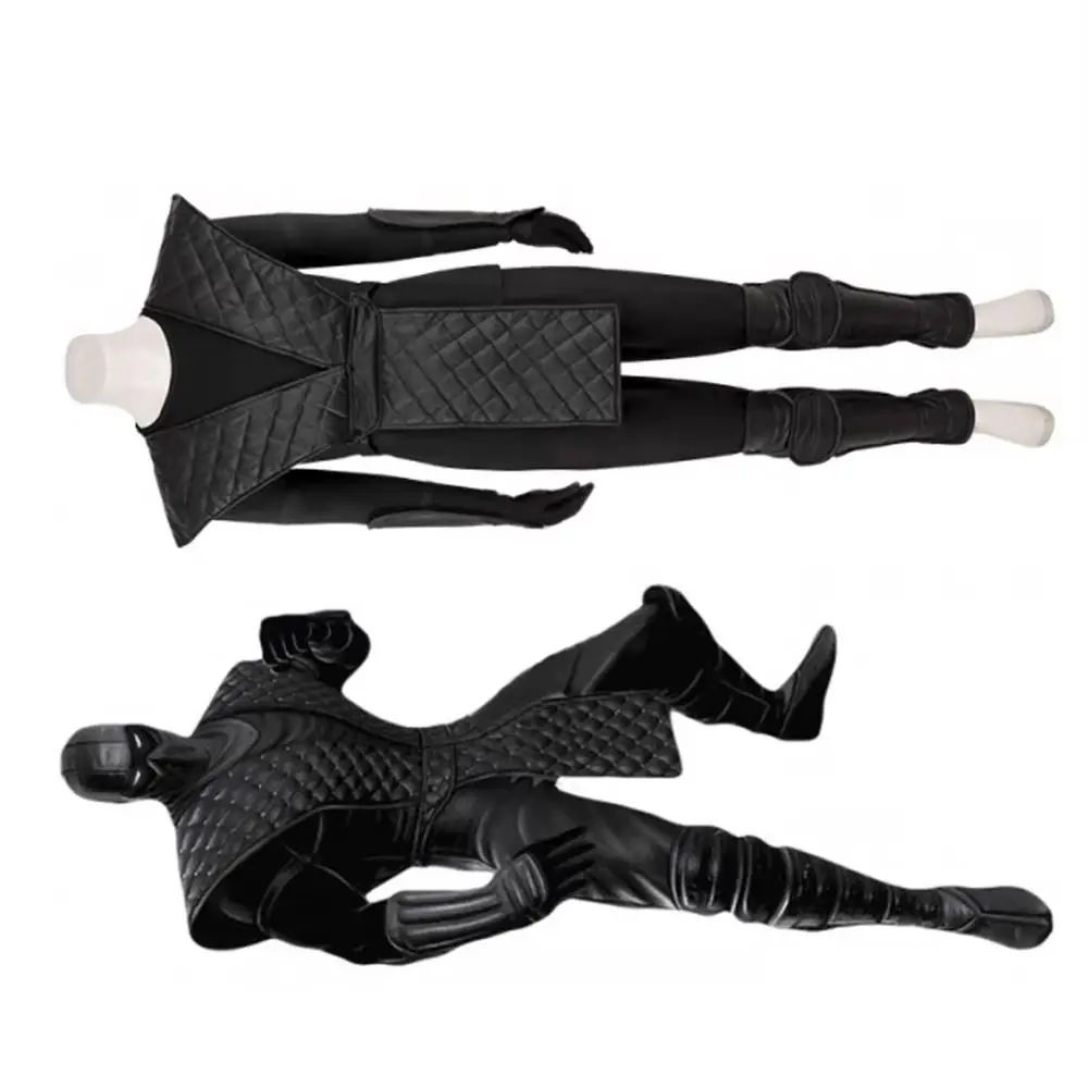 

Game Mortal Kombat Noob Saibot Cosplay Costume Black Battle Outfit with Cap Halloween Carnival Theme Party Fighting Suits