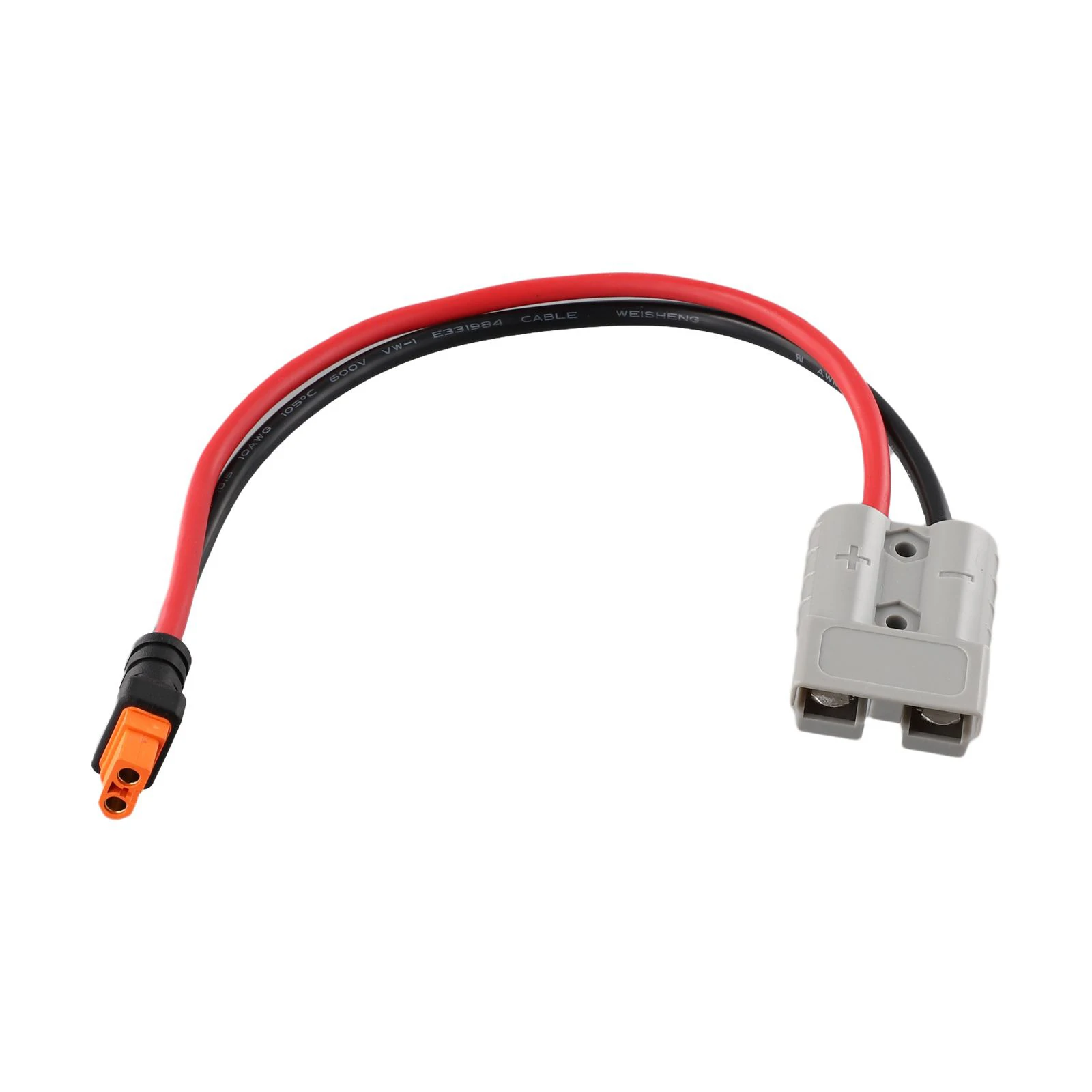XT60i 50A 10AWG Adapter Cable 30cm or 60cm for Portable Power Station Solar Input with FOR and 2 Series Design