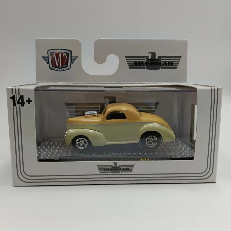 

Машины M2 1/64 1941, Willys купе, коллекция моделей автомобилей из литого под давлением сплава, подарок ребенку