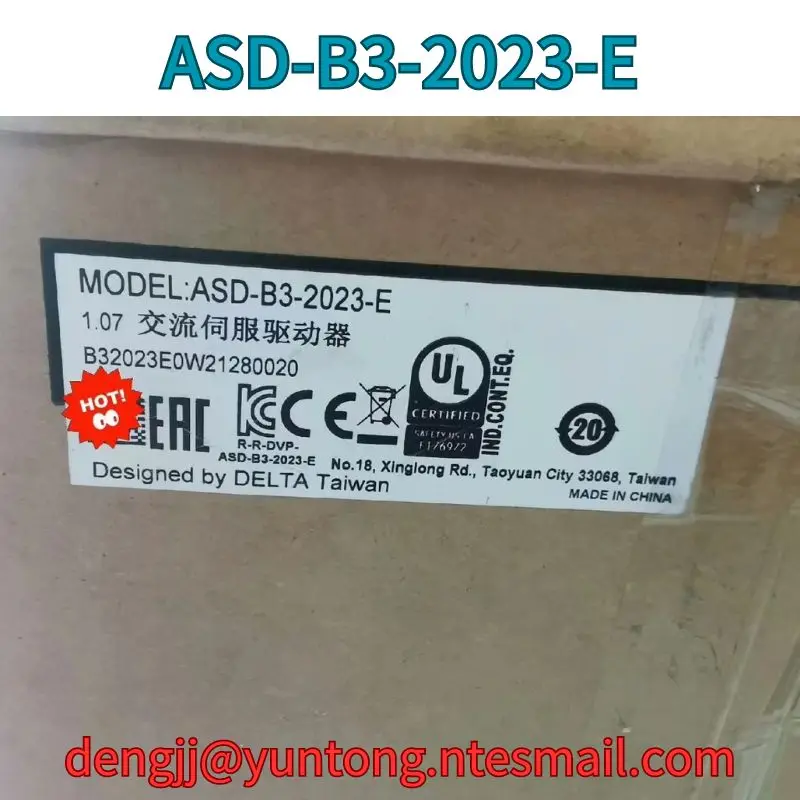 

New ASD-B3-2023-E, 2kw drive for fast shipping