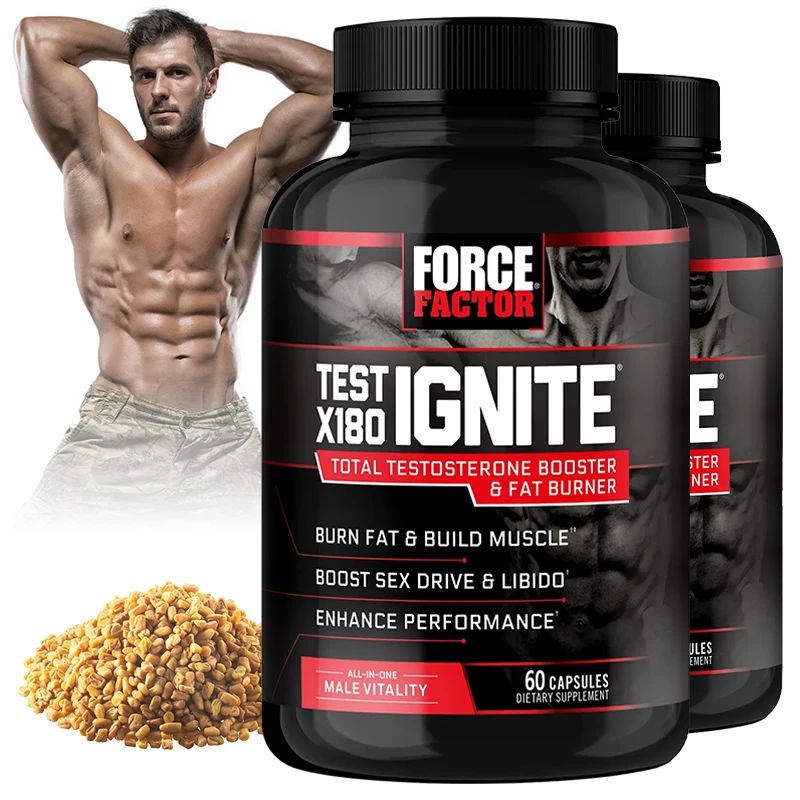 

Men's Strength Supplement with Green Tea Extract To Promote Fat Burning, Muscle Building, Energy and Performance Support