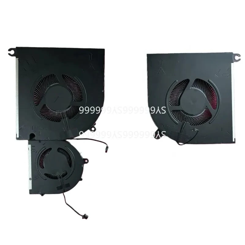 Original 3 Pcs Cooling Fan Set For Dell Alienware M18 M18X R1 R2 P51E + Free tools.