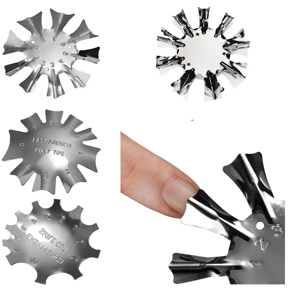 Легкий французский гелевый триммер для кромок ногтей, советы по трафарету