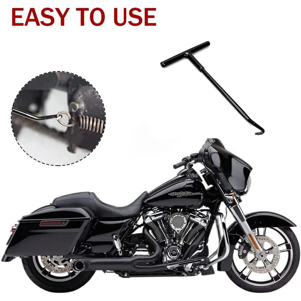 

Motorcycle Exhaust Spring Hook T Shaped Handle Exhaust Pipe Spring Wrench Puller Installer Hooks Tool Motorcycle Tool