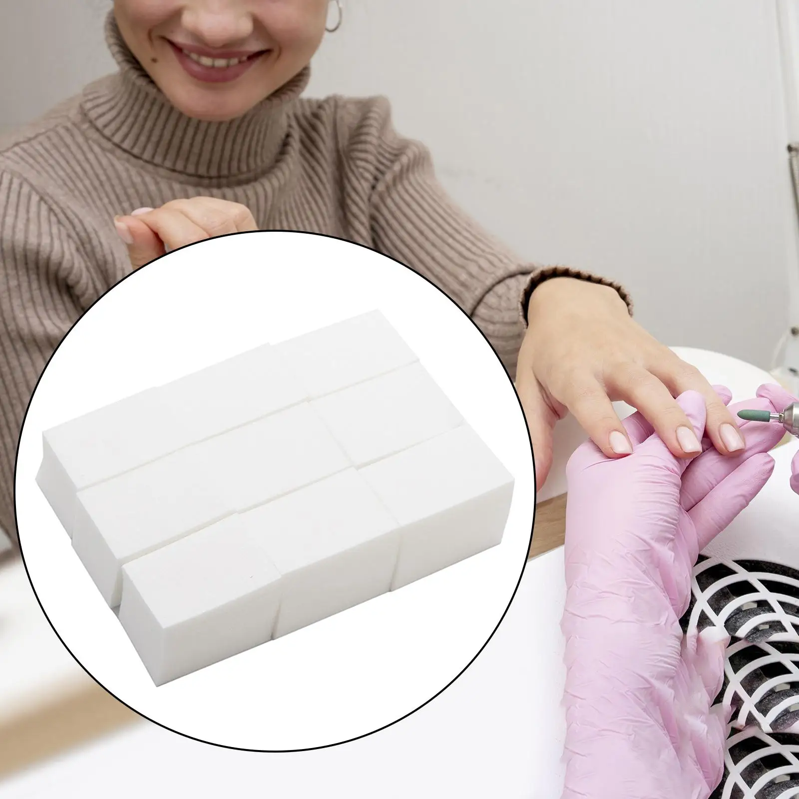 1000x Nail Cleaning Pads Soft Grande Fácil de armazenar e transportar toalhetes para DIY Nail Polish Remoção Manicures e Pedicures