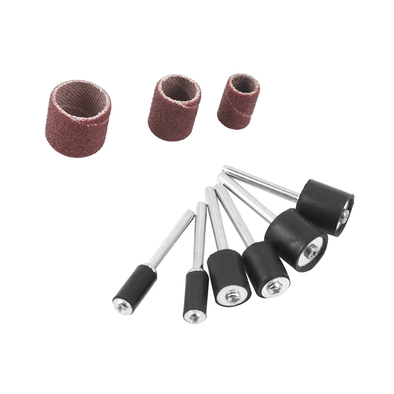 HOT-Jumbo 51pc Drum Sanding Kit - Fits Dremel - Includes Rubber Drum Mandrels - 1/2, 3/8 & 1/4 inch