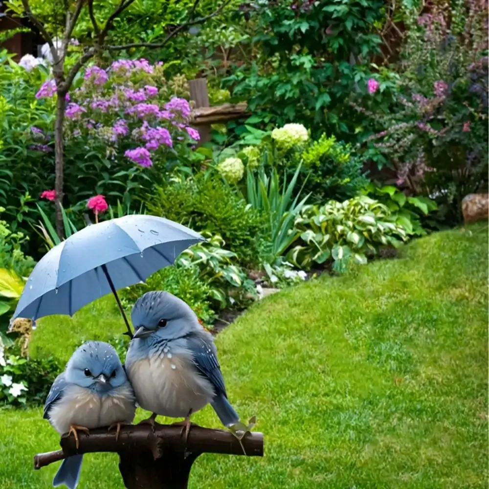 

Acrylic Bird Garden Pile Creative Waterproof Garden Stake Multi Functional Cute Animal Mini Figurine Flower Pot