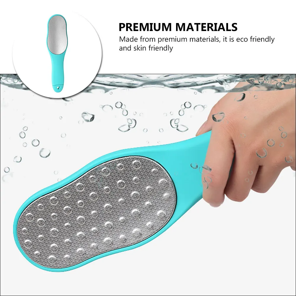 

Stainless Steel Double Sided File Callus Remover Scrubber For Hard Skin Foot Care Tool Rough Surface Feet Rasp File Practical