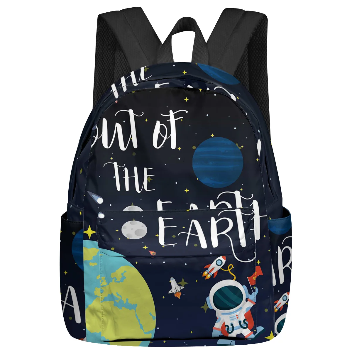 

Cartoon Space Planet Universe Astronaut Backpacks Teenagers Student School Bags Laptop Backpack Men Women Female Travel Mochila