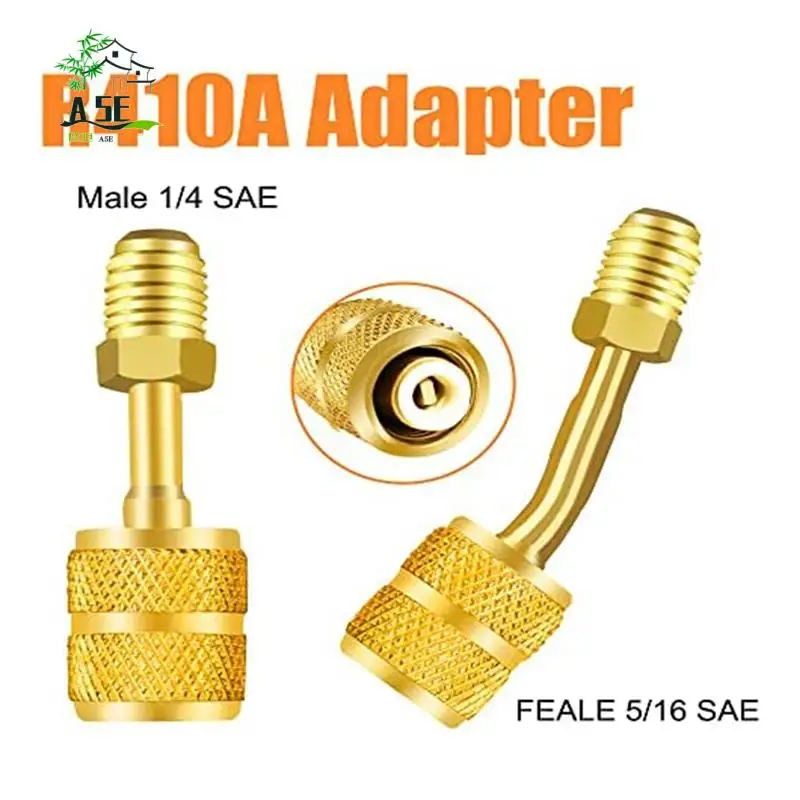 

Адаптер A05E-R410A для мини-сплит-системного кондиционера HVAC 5/16 дюймов с разъемом «мама» на 1/4 дюйма «папа», устройство для удаления сердечника клапана