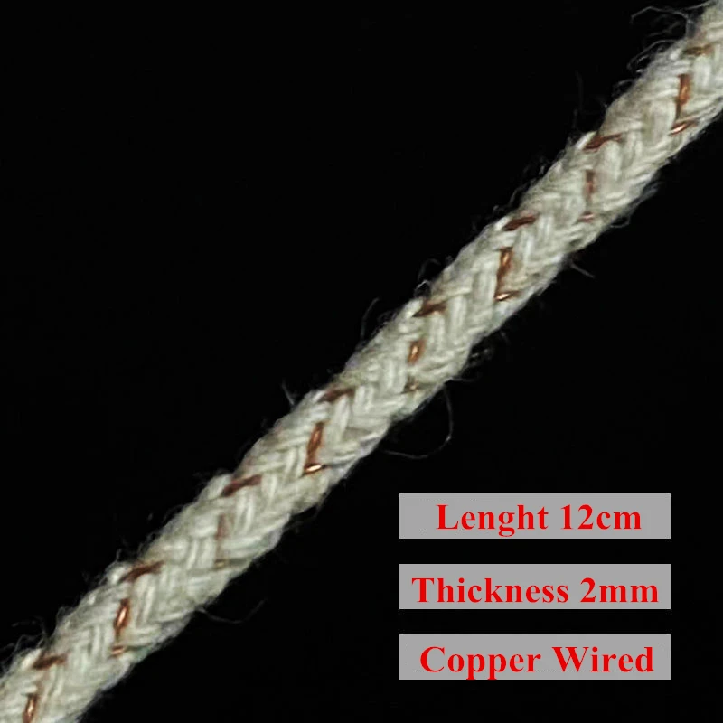 100pcs/Pack Copper Wired Wicks Fit For Zippo Zorro Kerosene Lighter Universal Supplies DIY Replacement Accessories Wholesale