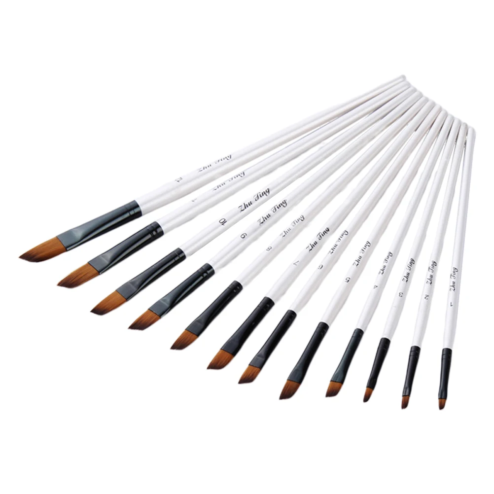 

Watercolor Brush Set Paint Nylon Aldult for Painting Bamboo Micro Brushes Child