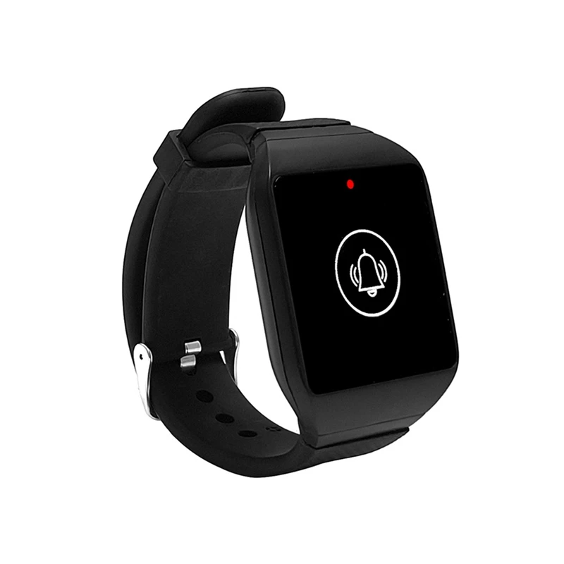 ABGR-1 a 4 receptor de relógio sem fio garçom chamada restaurante pager para casa dentista clínica escritório conferência chamada