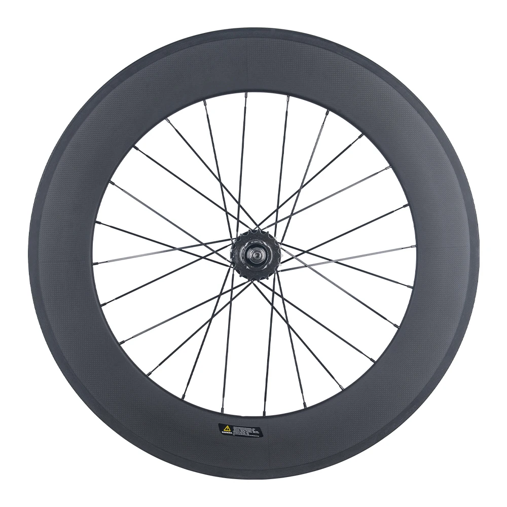700C Rennrad-Carbon-Laufradsatz für Fixed Gear mit Flip-Flop-Naben von NOVATEC, 38mm 50mm 60mm 88mm Tiefe, 23mm Breite, Clincher-Fahrradlaufradsatz – Detail 20