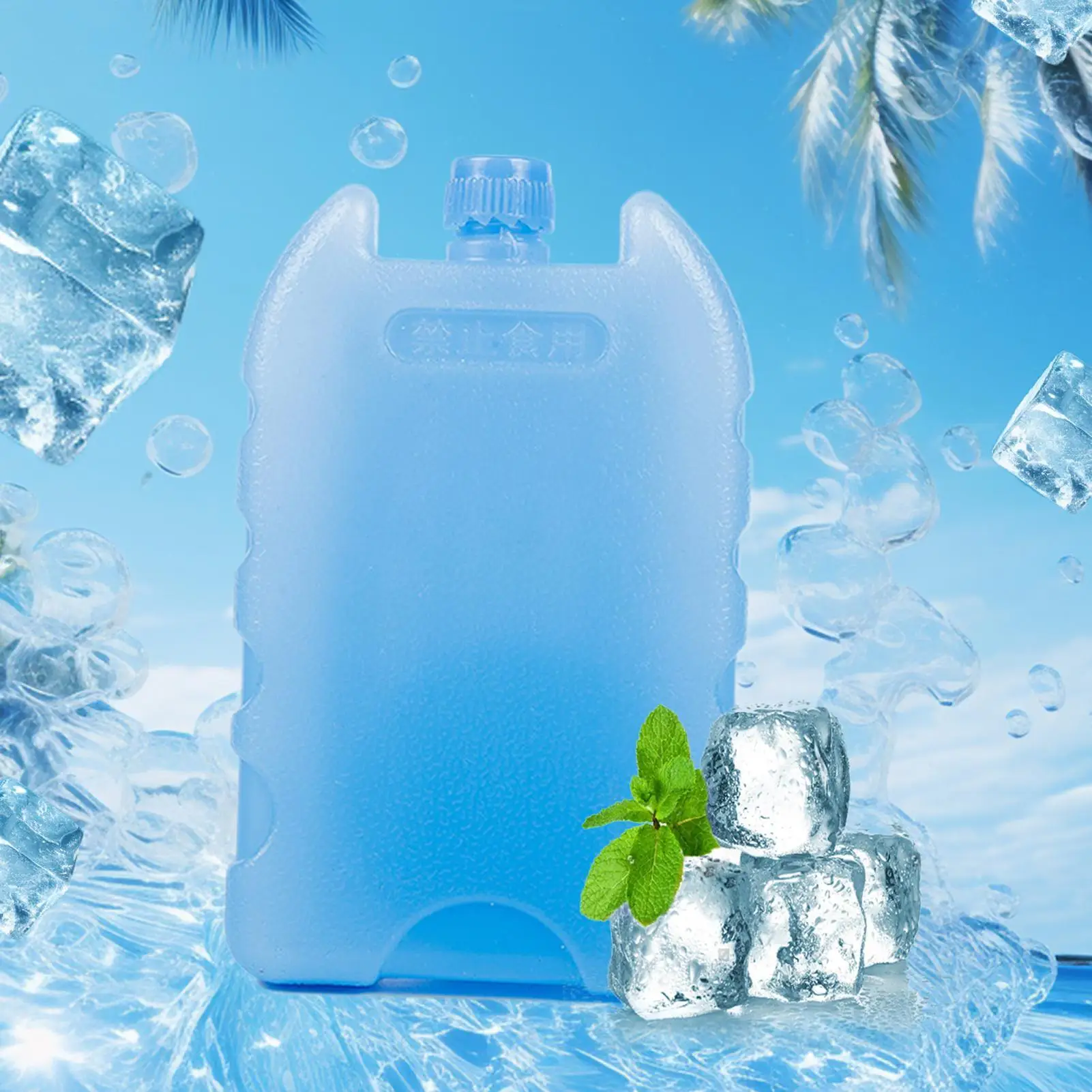 Recycle Air Conditioning Fan Ice Crystal Box Blocks For Cooler Package Crystals Medium Freezer Packs Refrigerator Accessories