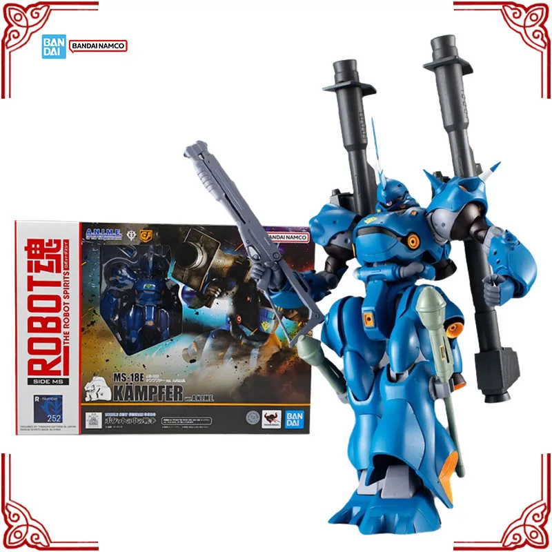 

In Stock Genuine Bandai Gundam Model Kit Robot Spirits MS-18E Kampfer Anime Action Figure Collection Finished Model Toys Gifts