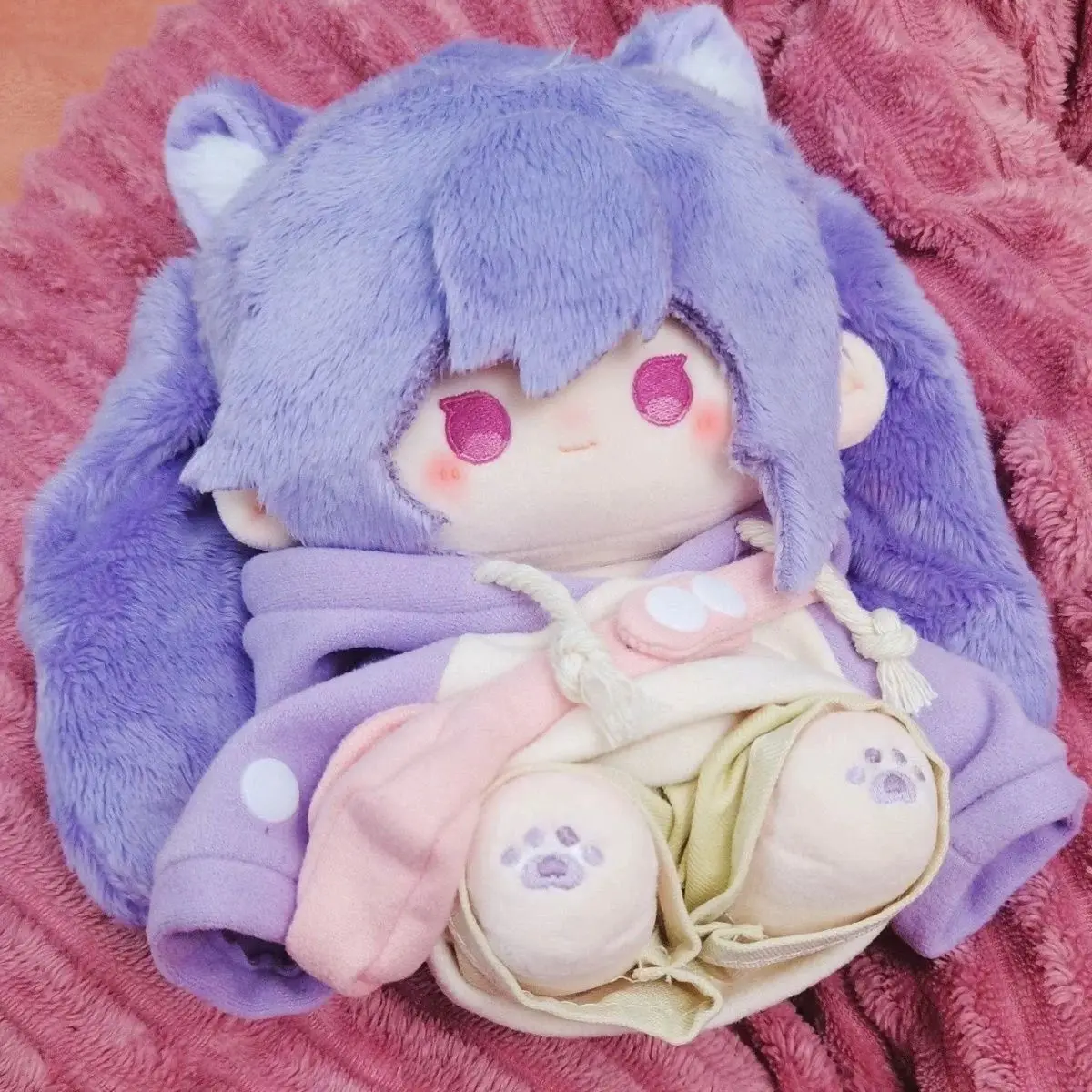 애니메이션 인형 원신 임팩트 케칭 게임 팬 20cm 면 인형 귀여운 드레스업 플러시 장난감 성인 및 어린이용 수집 선물